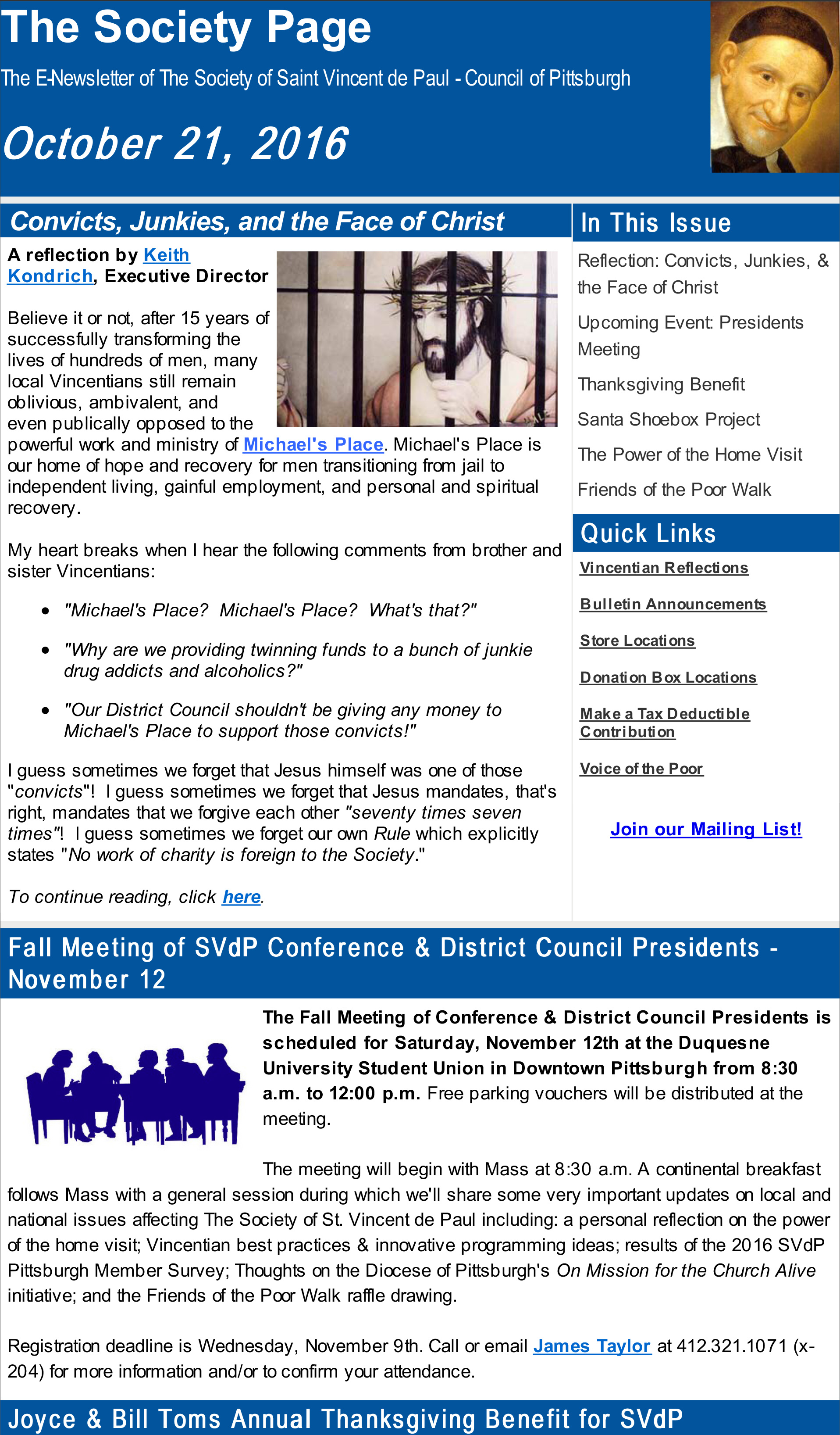 The Society Page – April 2016