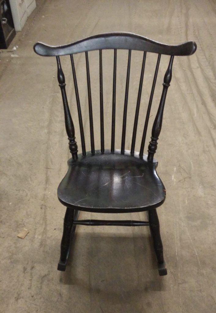 Kids' Antique Wooden Rocker/ Rocking Chair For Sale - Used