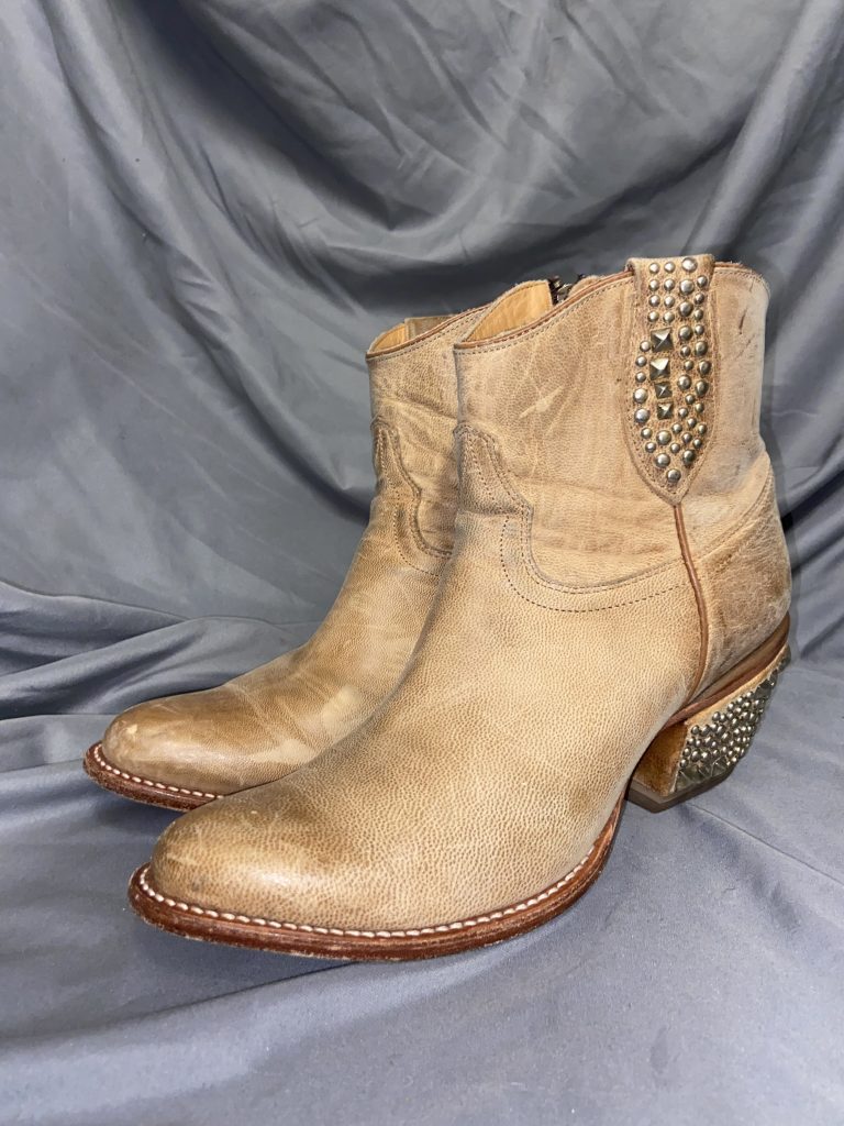 Lucchese Studded Accents Western Boots