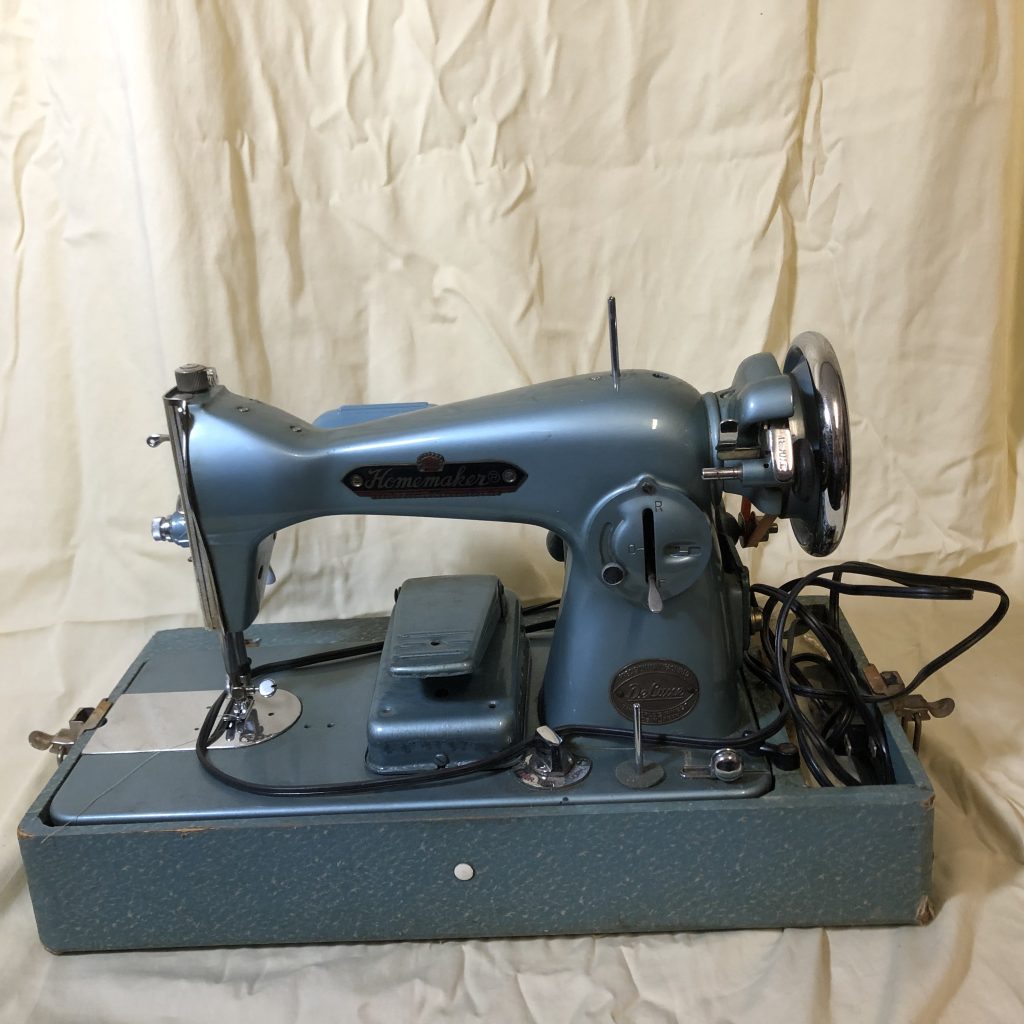 Vintage Teal Super Deluxe Precision Homemaker Sewing Machine Society