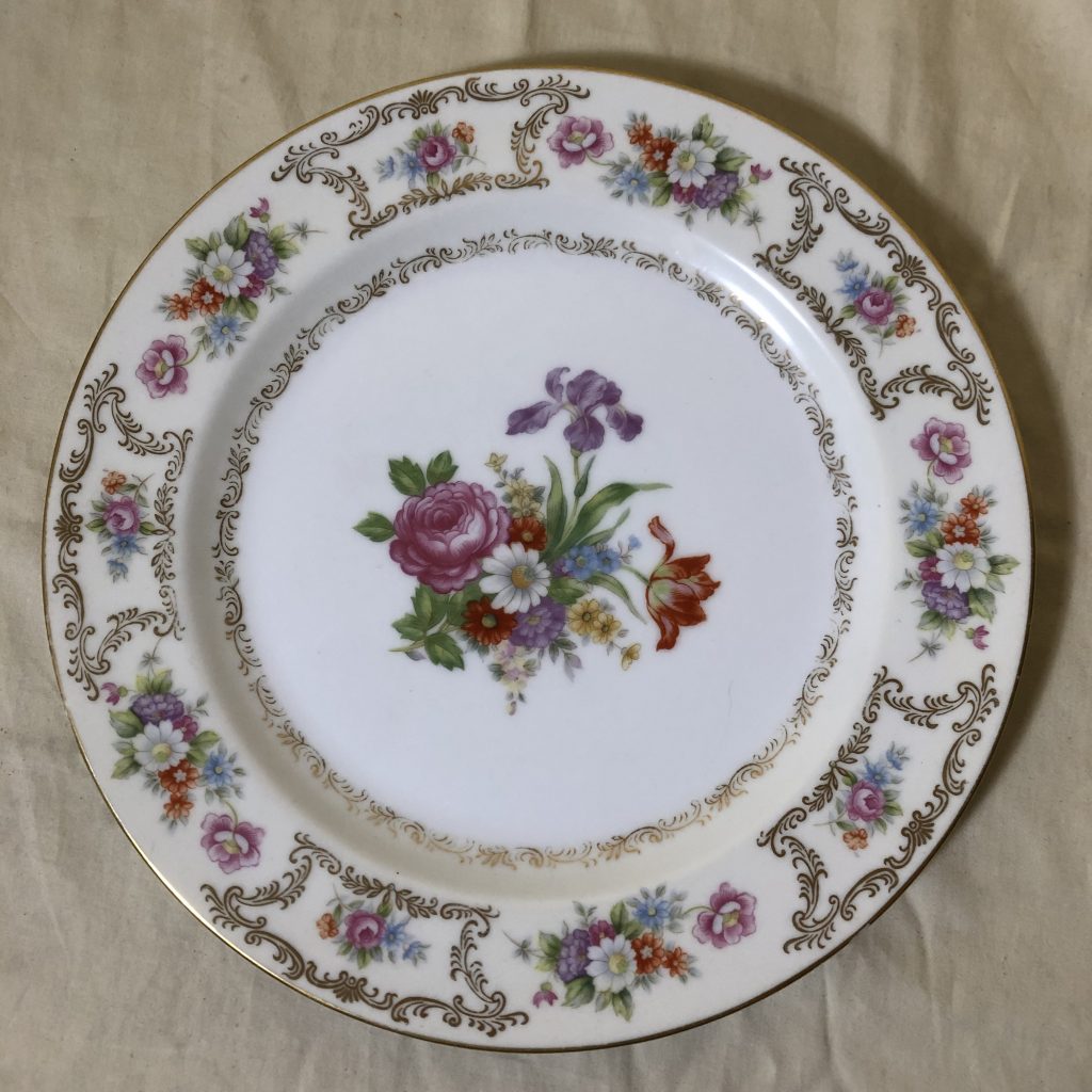 Set of 10 Vintage Wentworth Dresrosa Fine China Dinner Plates – Society ...