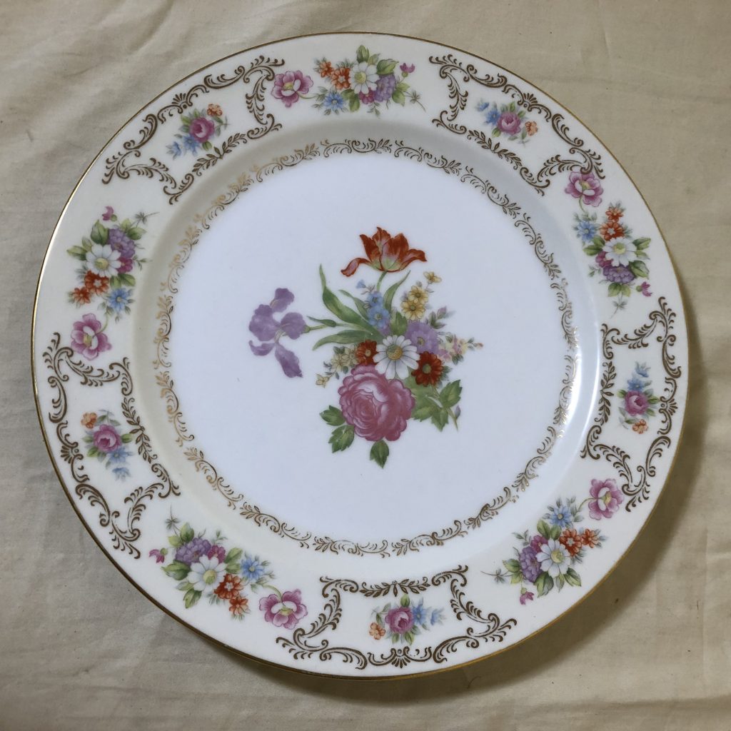 Set of 10 Vintage Wentworth Dresrosa Fine China Dinner Plates – Society ...