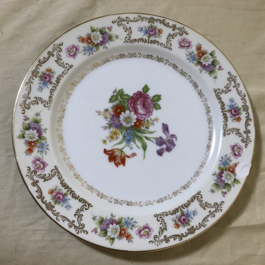 Set of 10 Vintage Wentworth Dresrosa Fine China Dinner Plates – Society ...