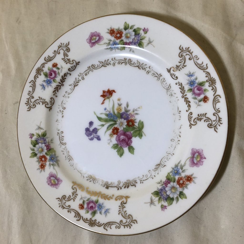 Set of 12 Vintage Wentworth Dresrosa Fine China Bread and Butter Plates ...